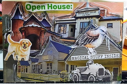 Amazing Mail ART: Houses Postcards - March 2022