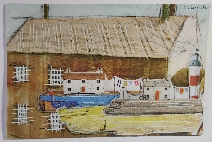 Amazing Mail ART: Houses Postcards - April 2022